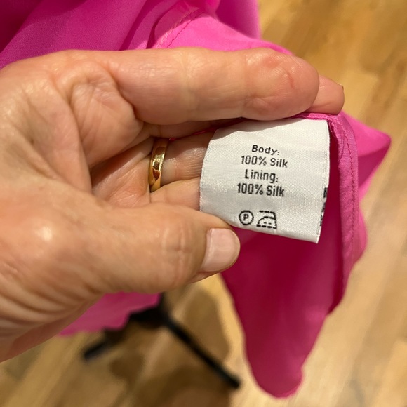 RAOUL Pink Silk Sleeveless Dress, GUC, Size 14 💓 - Picture 12 of 14